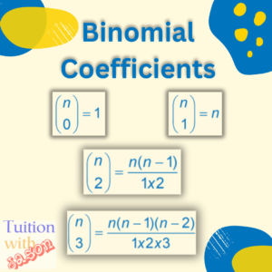 Binomial Coefficient (n-terms) Additional Math.

Additional Math (A-Math)  & Math Tuition at Boon Lay and Woodlands.