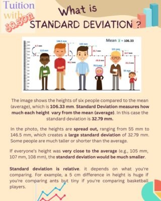 What is standard deviation in E-math statistics.